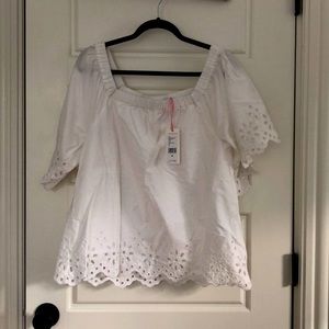 Vineyard vines top - off the shoulder